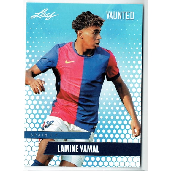 Mint Lamine Yamal 2024 Leaf Vaunted #9V Debut Collection Rookie Card Spain