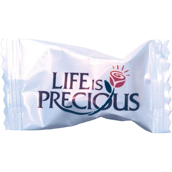 Mint, Life is Precious Pro-Life Candy (Pack of 100)