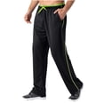 thumbnail image 1 of Mint Lime Green Work Out Gym Casual Trousers Pants for Man Fall Summer Thin Ruched Fish Net Quick Dry Mesh Straight Leg Elastic Waist Plain Long Leg Trousers Pants Man 2026 XL, 1 of 5