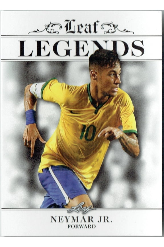 Mint Neymar 2017 Leaf #7 Limited Edition Rare Trading Card Brazil