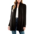 thumbnail image 1 of Mint Plus Pink- Women's Casual Lightweight Open Front Cardigans with Pockets and Soft Basic Drape Long Sleeve Sweater, 1 of 5