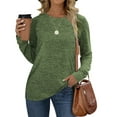 thumbnail image 1 of Mint Plus Pink - Women's Comfy Basic Sweatshirts | Sizes S-3XL, 1 of 2