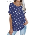 thumbnail image 1 of Mint Plus Pink - Women's Comfy Loose Fit T-Shirts with Crew Neck Elegance, 1 of 5