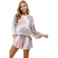 thumbnail image 1 of Mint Plus Pink - Women's Two Piece Sleepwear - Cozy, 6 Sizes, Round Neck, Machine Washable, 1 of 7