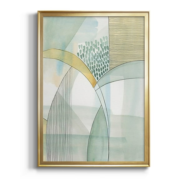 Mint Reflection I Premium Framed Print, in Gold, Black, or Silver - Ready to Hang