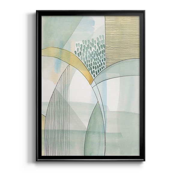 Mint Reflection I Premium Framed Print, in Gold, Black, or Silver - Ready to Hang