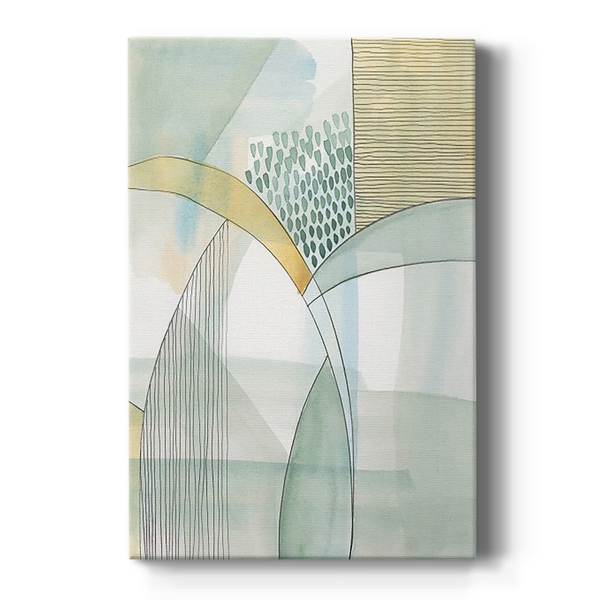 Mint Reflection I Premium Gallery Wrapped Canvas - Ready to Hang