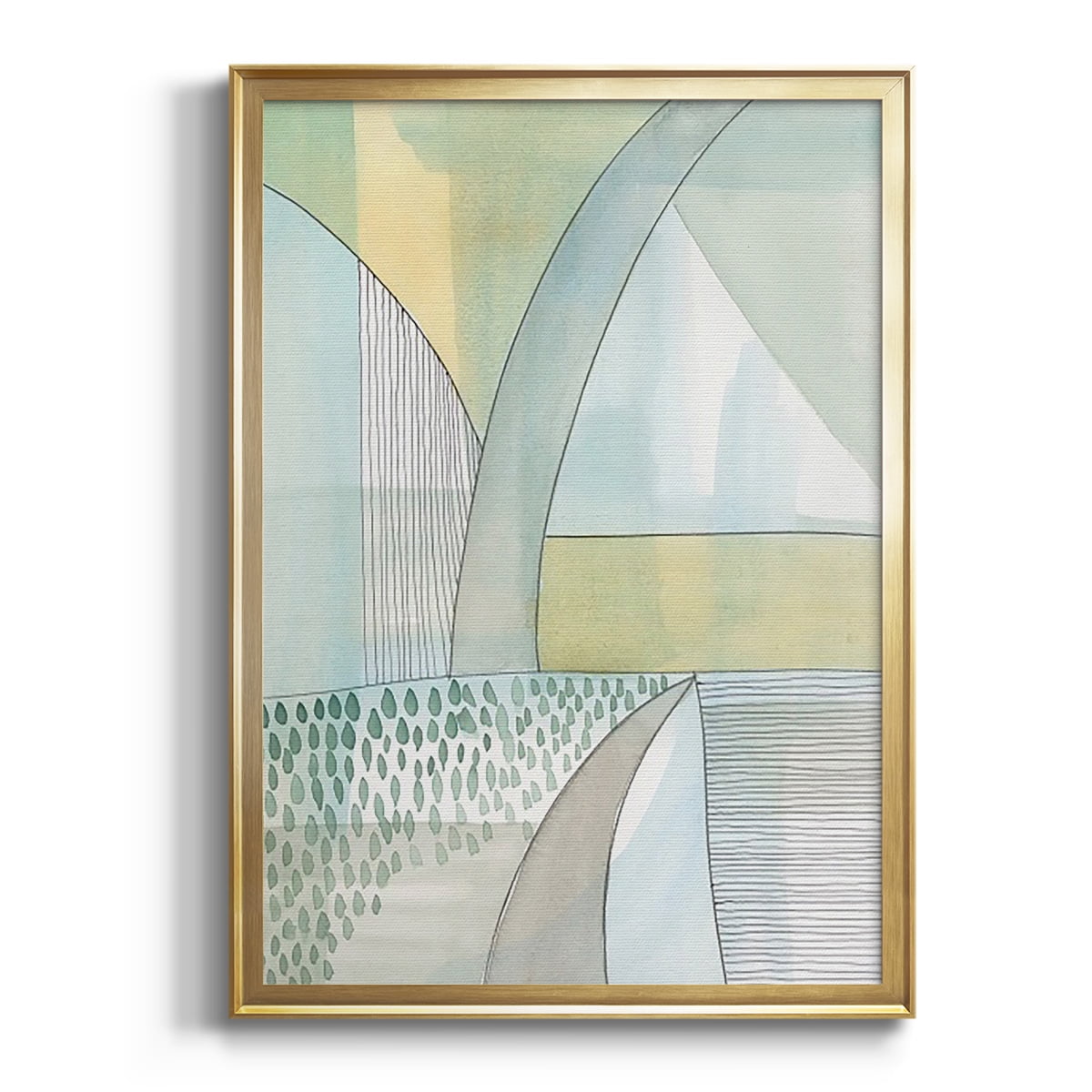 Mint Reflection II Premium Framed Print, in Gold, Black, or Silver - Ready to Hang