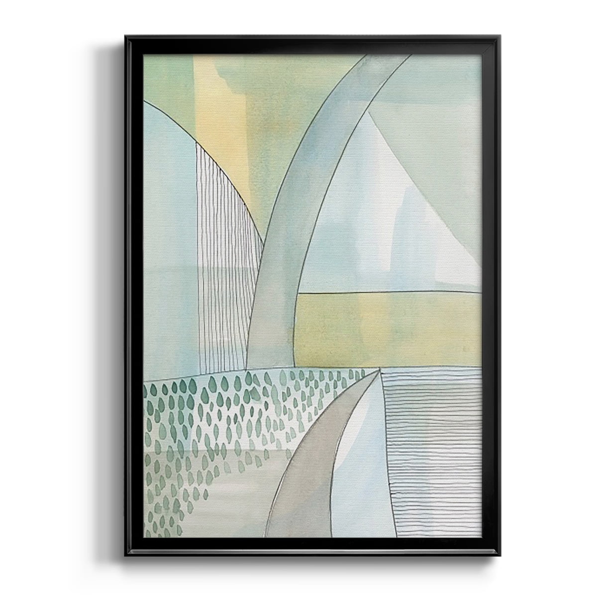 Mint Reflection II Premium Framed Print, in Gold, Black, or Silver - Ready to Hang