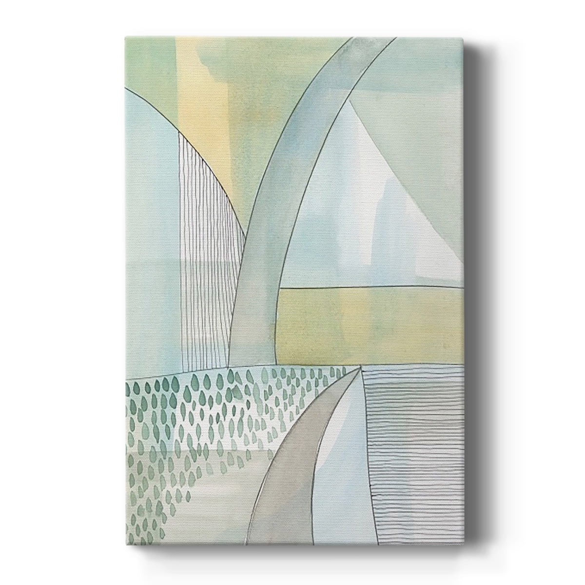 Mint Reflection II Premium Gallery Wrapped Canvas - Ready to Hang