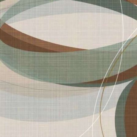Mint Ripple III Canvas Art - Ahava (24 x 24)