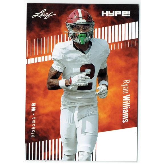 Mint Ryan Williams 2024 Leaf HYPE! #LH-169 Only 5000 Made Rookie Card Alabama
