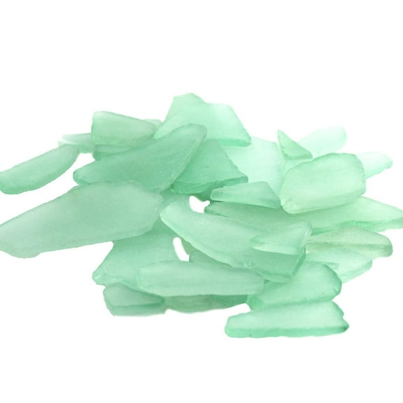 Mint Sea Glass | 11oz for Decoration | Mint Green Colored Sea Glass for Craft | Nautical Crush Trading TM