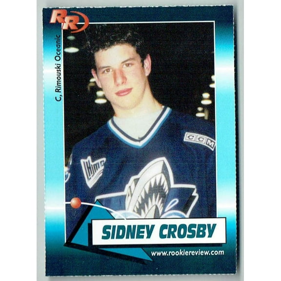 Mint Sidney Crosby 2004 Rookie Review #104 Rimouski Penguins Rookie Card