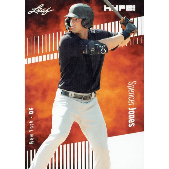Mint Spencer Jones 2023 Leaf HYPE! #136A Just 5000 Ever Made! Rookie Card NY Yankees