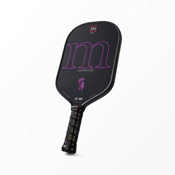 Mint Sport Mademoiselle Pickleball Paddle – T700 Carbon Fiber Pickleball Paddle with 16mm Polypropylene Core, Textured Spin Surface, TPE Edge Guard, USAPA Approved for Competitive Play
