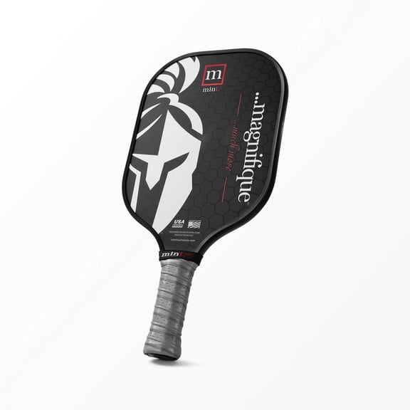 Mint Sport Magnifique Pickleball Paddle 12K Carbon Fiber Pickleball Paddle with 10mm Polypropylene Core, Textured Spin Surface, PVC Edge Guard, USAPA Approved for Advanced Players