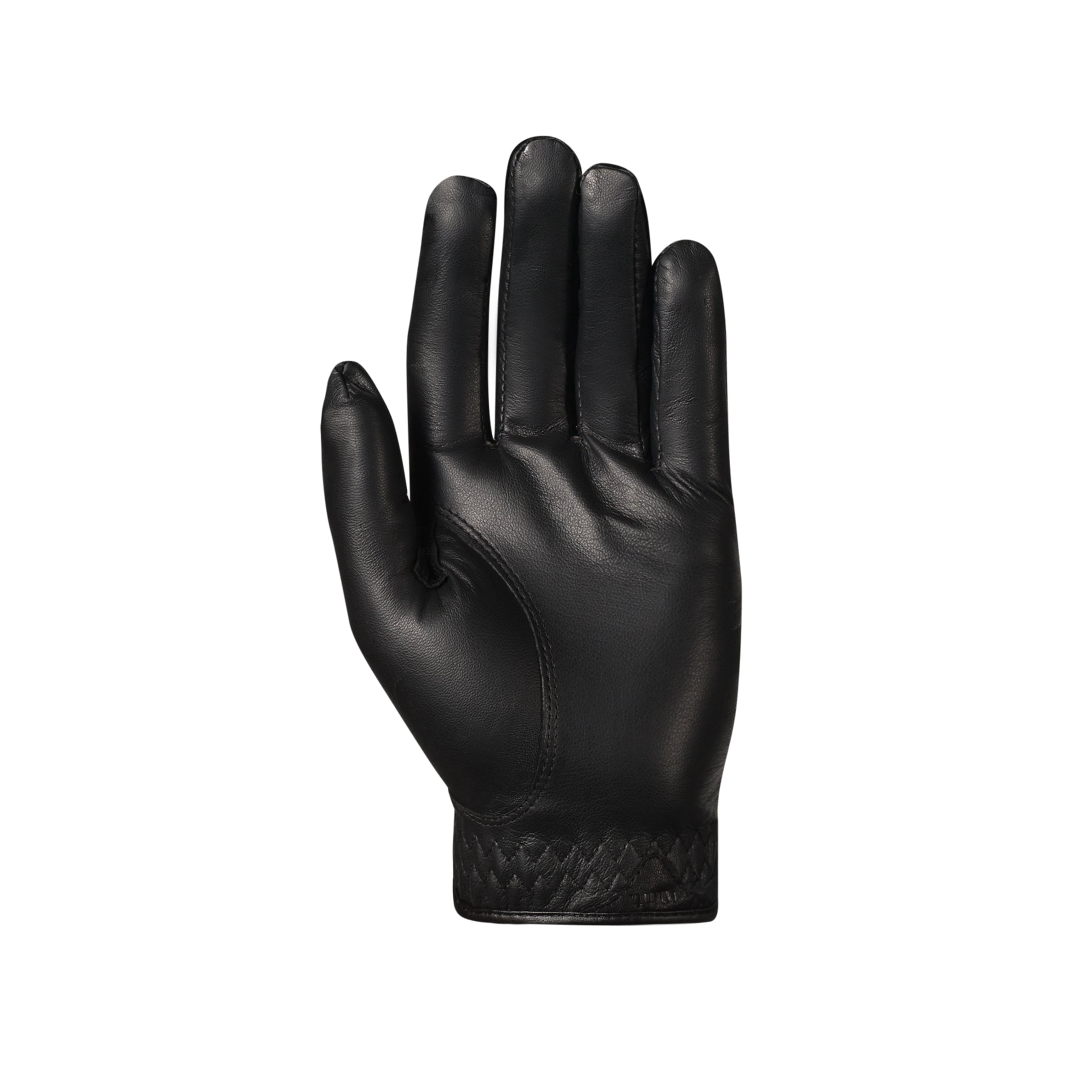 Mint Sport Men’s Golf Glove – Premium Cabretta Leather Golf Glove with Magnetic Ball Marker, Breathable All-Weather Performance Fit - MintGOLF Drive Pro Plus (Black, Large)