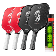 Mint Sport Movemint I & II Pickleball Starter Pack, 4 Paddles & 4 Outdoor Balls