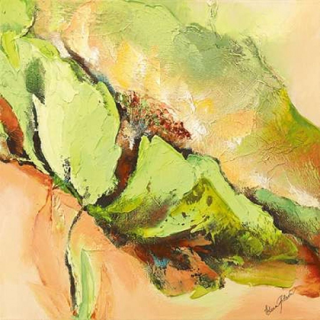 Mint Spring II Canvas Art - Elena Filatov (24 x 24)