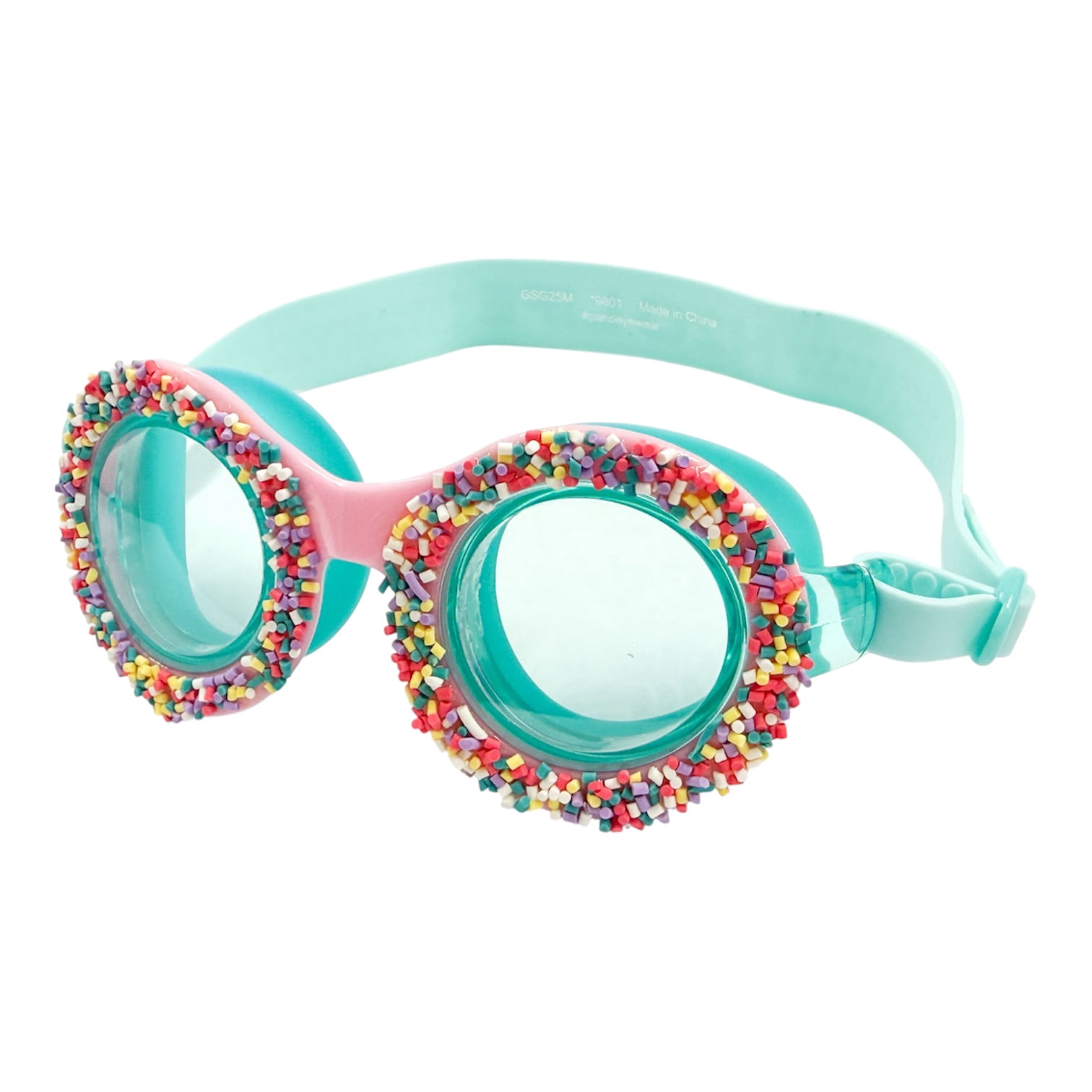Mint Sprinkles Swim Googles