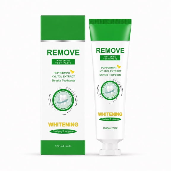 Mint Toothpaste in a Squeeze Tube, Fresh-Tasting Oral Cleansing Paste for Regular Everyday Tooth Brushing, 0.3 lb