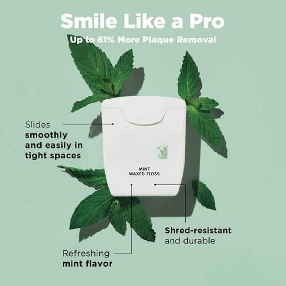 Mint Waxed Dental Floss, 5 Count