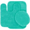 thumbnail image 1 of Gorgeous Home Linen Mint Green BS#6 Bathroom Mat Rug Chenille Non-Skid Rubber Backing 3pc, 1 of 5