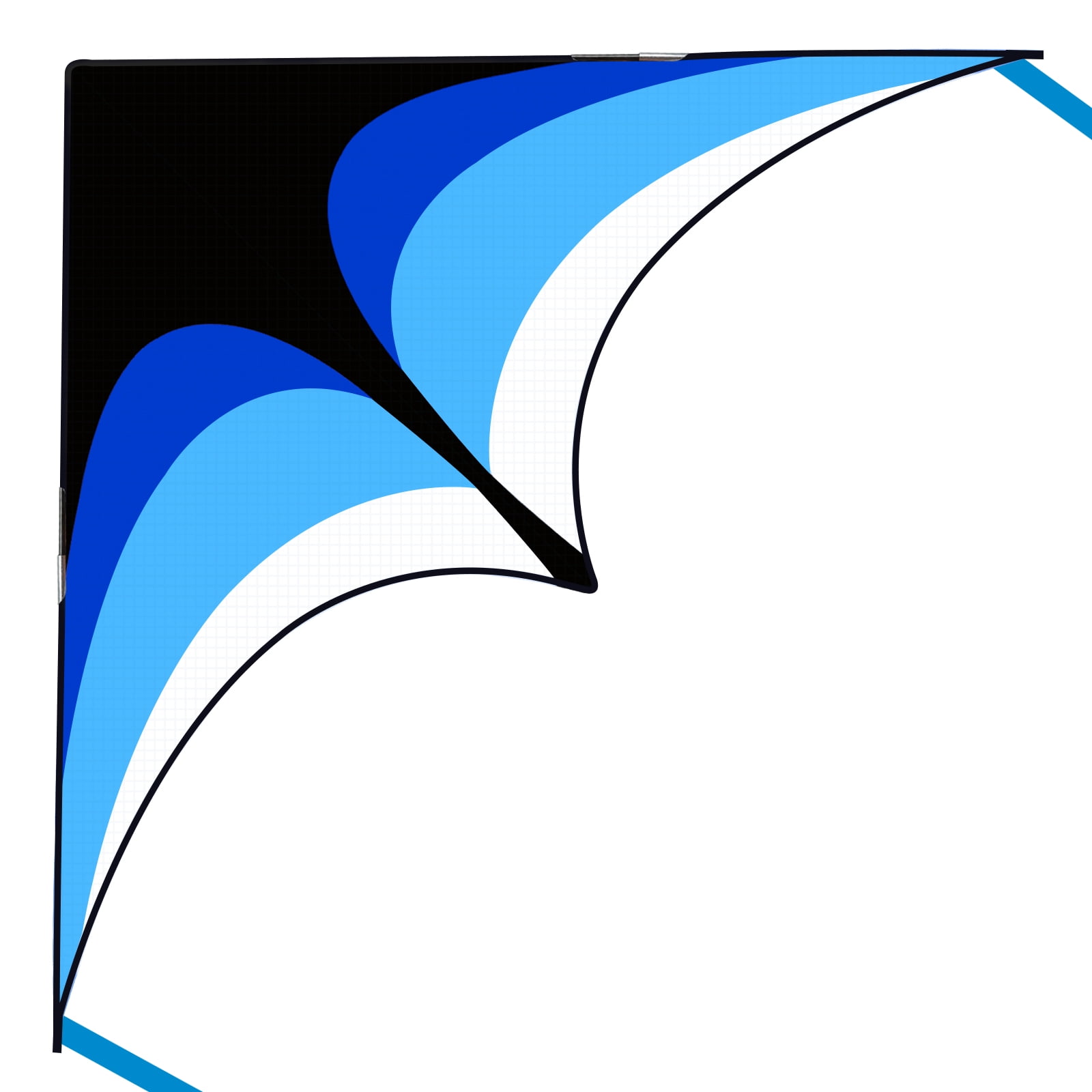 Mint's Colorful Life Blue Delta Kite for Kids and Adults