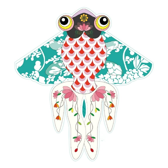 Mint's Colorful Life Kite for Kids and Adults, Goldfish Kite Easy to Fly