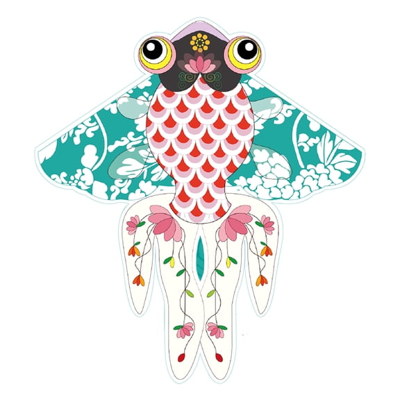 Mint's Colorful Life Kite for Kids and Adults, Goldfish Kite Easy to Fly