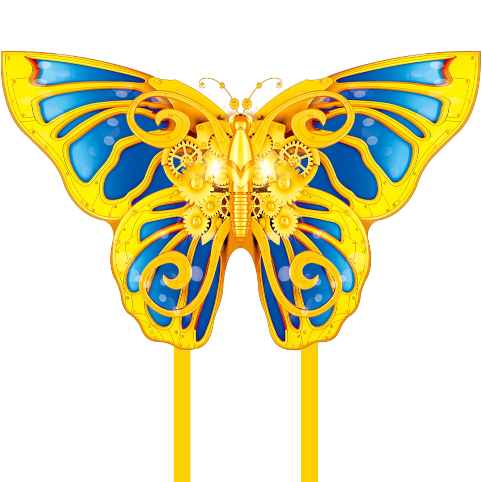 Mint's Colorful Life Mechanical Butterfly Kite for Kids & Adults with