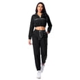 thumbnail image 1 of MintLimit Women's Casual 2 Piece Tracksuit Set Stripe Patchwork Sweatsuits Long Sleeve Sport Jogging Suit, 1 of 4
