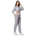 thumbnail image 1 of MintLimit Women's Casual 2 Piece Tracksuit Set Stripe Patchwork Sweatsuits Long Sleeve Sport Jogging Suit, 1 of 4