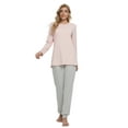 thumbnail image 1 of MintLimit Womens Pajama Set Long Sleeve Sleepwear Nightwear Soft Pjs Lounge Sets, 1 of 4