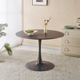 thumbnail image 1 of Mintazer 42.1" Large Round Dining Table Top Tulip Table for 4-6 People, Mid-Century MDF Kitchen Table for Dining Room, Gray, 1 of 8