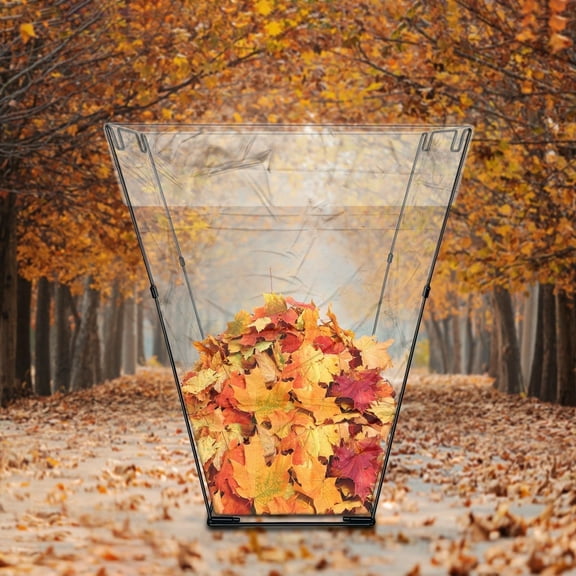 Yoneston Garden Trash Bag Holder Stand for 30-45 Gallon Capacity, Metal Outdoor Leaf Bag Support Stand Multi-Use for Leaves, Camping, Yard Weeding, Lawn Party