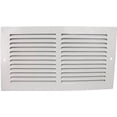 thumbnail image 1 of Mintcraft 1RA1206 Return Air Grille, 6 in H x 12 in W, Stamped Steel, White, 1 of 2