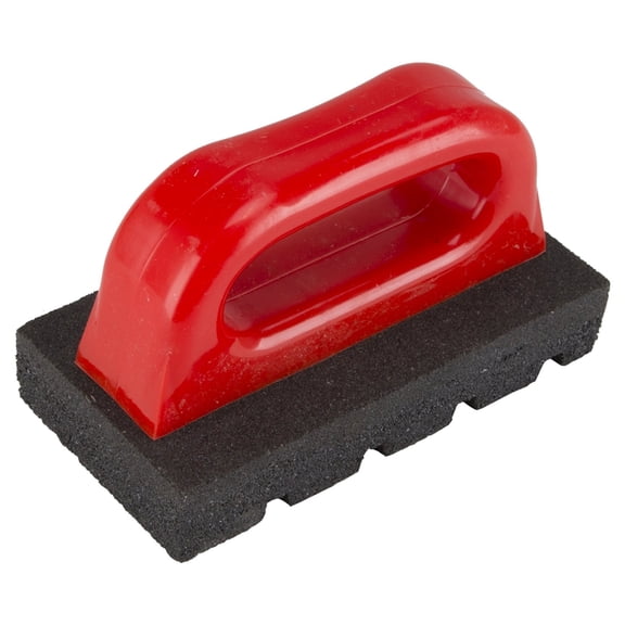 Vulcan 310813L Rubbing Brick, 1 in Thick Blade, Silicone Carbide Abrasive, Plastic Handle