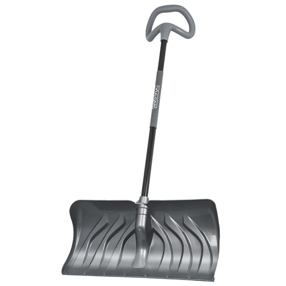 Mintcraft 34404 Snow Pusher Shovel, 24 in Ergo Grip Steel Handle