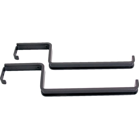 Landscapers Select Deck Flower Box Bracket, For Use With 2 X 4 In - 2 X 6 In Railings, Black, Epoxy