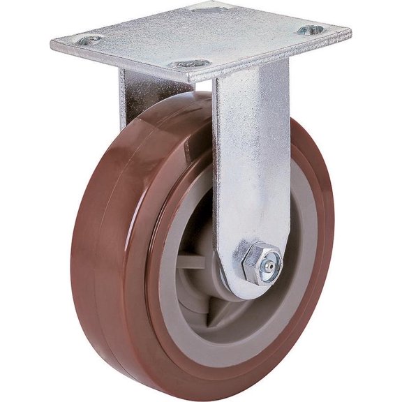 Mintcraft JC-P05 6 x 2 inch Rigid Polyurethane Plate Caster