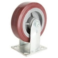 thumbnail image 1 of ProSource JC-P05 Rigid Caster, 6 in Dia Wheel, 2 in W Wheel, PU Wheel, Gray, 500 lb, Steel Housing Material, 1 of 2
