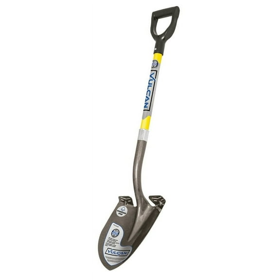 Mintcraft Shovel, 29 in Fiberglass D-Grip Handle