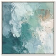 thumbnail image 1 of Minted Cloudscape I Canvas Print Coastal Abstract Art by Art Remedy, Silver Frame, 16 x 16, 1 of 6