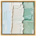 thumbnail image 1 of Minted Horizon I Canvas Print Mint Abstract Art by Art Remedy, Gold Frame, 16 x 16, 1 of 6
