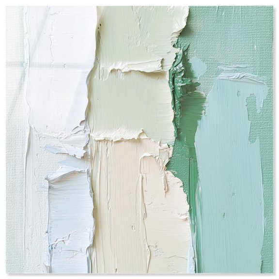 Minted Horizon II Acrylic Print Mint Abstract Art by Art Remedy, Ready to Hang, 20 x 20