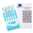 thumbnail image 1 of Mintegrity [100pk] - 10-Panel Dip Card Instant Urine Drug Test - (AMP/BAR/BZO/COC/mAMP/MDMA/MTD/OPI/PCP/THC) #MT-WDOA-3104, 1 of 9