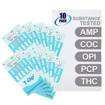 Mintegrity [10pk] - 5-Panel Dip Card Instant Urine Drug Test - Amphetamine (AMP), Cocaine (COC), Opiates (OPI), Phencyclidine (PCP), Marijuana/Cannabinoids (THC) #MT-WDOA-154