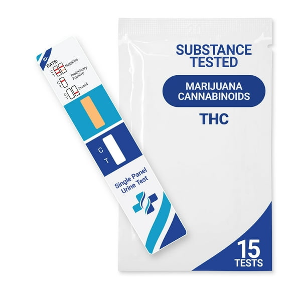 Mintegrity (15pk) 1-Panel Marijuana/ THC Drug Test Kits Home Use |Drug Test Urine Kit
